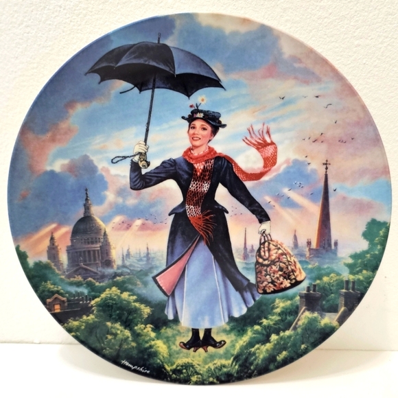 Walt Disney Mary Poppins 1989 Decorative Plate #13847A - Picture 6 of 8